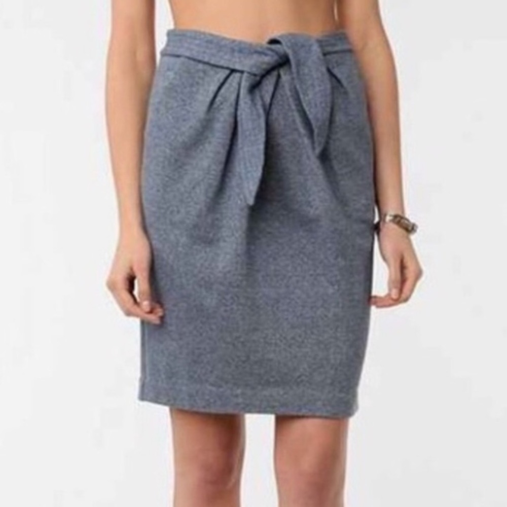 3/$30! Urban Outfitters Peter Jensen Tie Waist Pencil Skirt